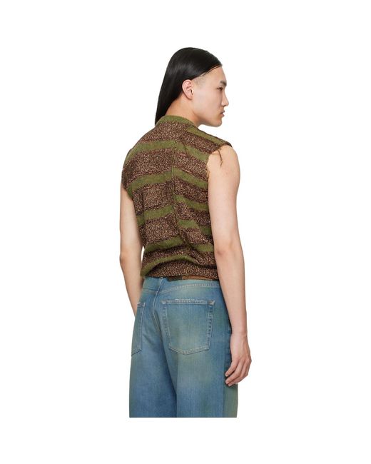 Magliano Black 'a Mess Of A Vest' Sweater for men
