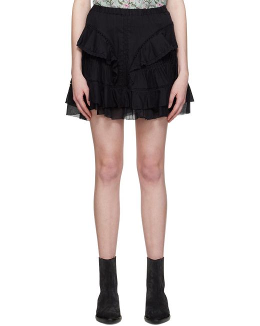 Isabel Marant Black Moano Miniskirt