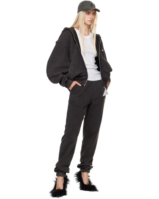 The Attico Black Penny Lounge Pants