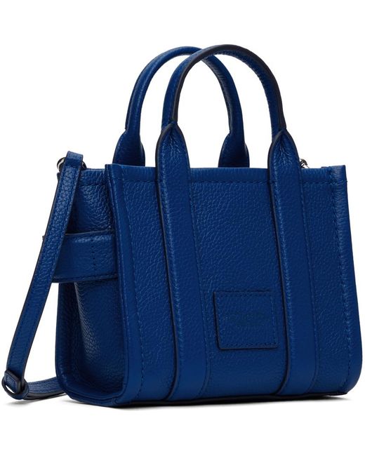 Marc Jacobs Blue 'The Leather Mini' Tote
