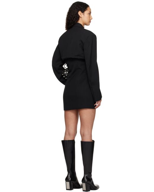 Alexander Wang ブラック Pre-Styled テーラードジャケット ミニドレス Black