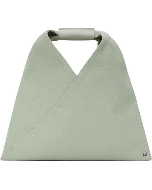 MM6 by Maison Martin Margiela Green Mini Triangle Tote