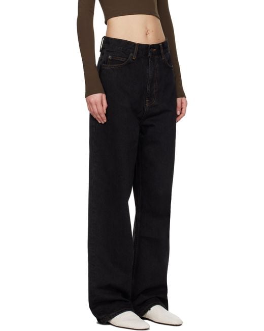 Wardrobe NYC Black Low Rise Jeans