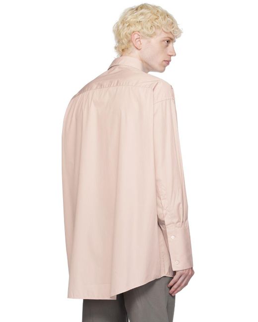 Ami Paris Pink Button Down Shirt for Men Lyst