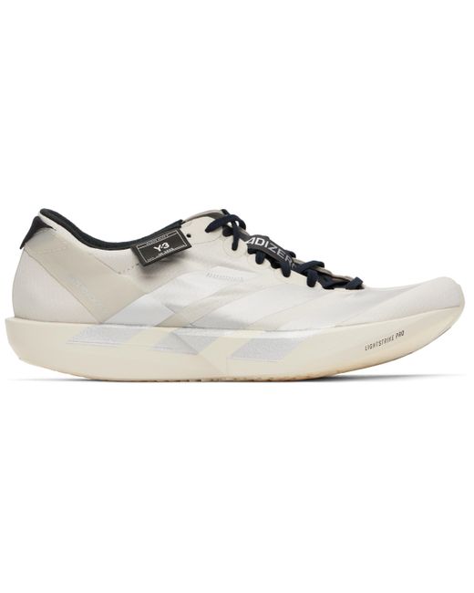 【関税込み】Y-3 オフホワイト Adios 9 M スニーカー Y-3のオフホワイト Adios 9 M スニーカーがセール中