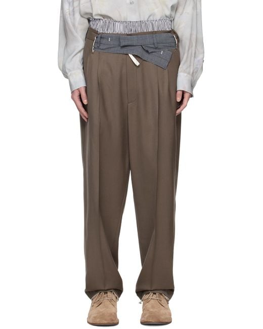Magliano Multicolor Brown Signature Superpants Trousers for men