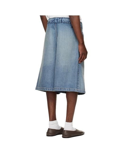 Fear Of God Blue Utility Denim Shorts for men