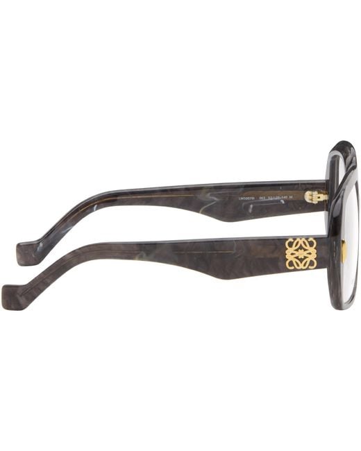 Loewe Black Anagram Glasses for men