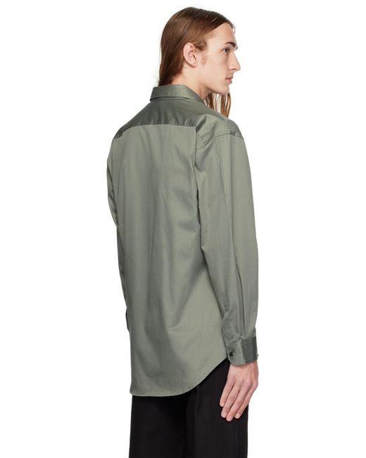 GR10K Black Patch Pocket Shirt for men