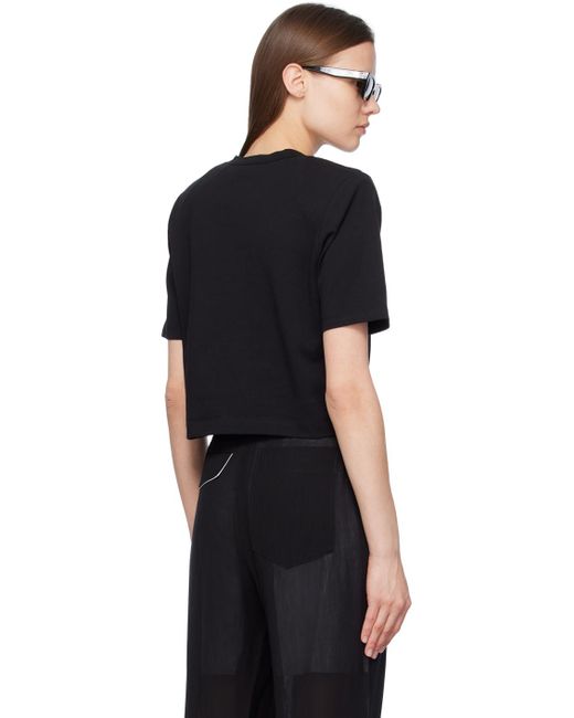 Wardrobe NYC Black Shoulder Pad T-shirt