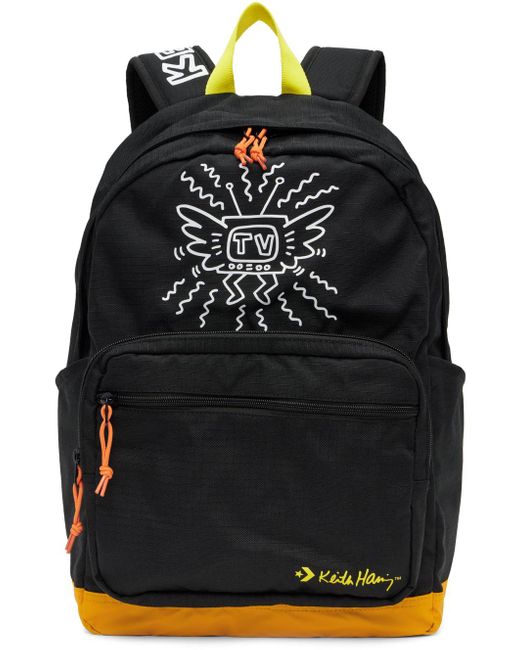 Converse Black Keith Haring Edition Go 2 Backpack for men