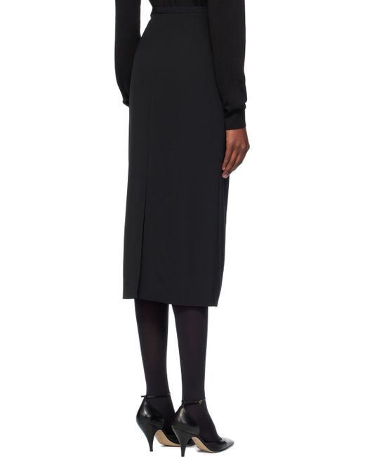 Jupe Midi Mathias Noire The Row en coloris Black