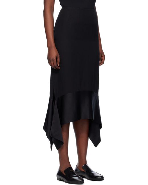 Totême  Toteme Black Sash Maxi Skirt