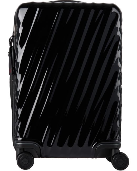 Tumi Black International Expandable 4 Wheeled Carry-On Suitcase for men