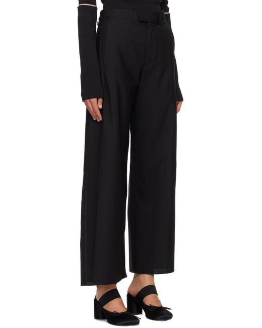MM6 by Maison Martin Margiela ラップパンツ Black