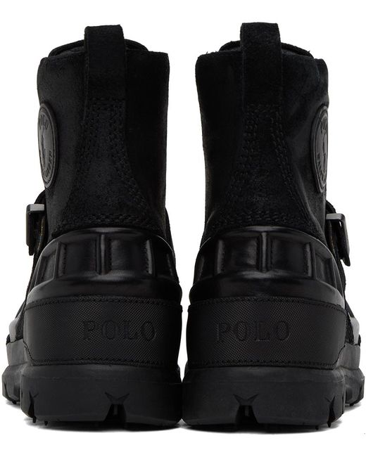 Polo Ralph Lauren Black Oslo Boots for men