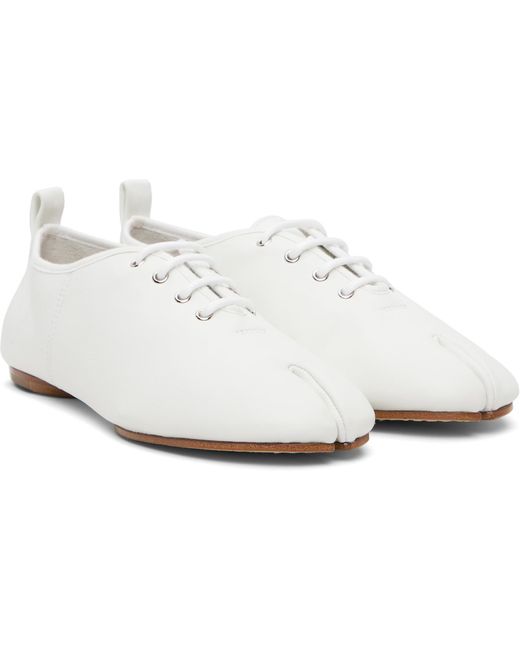 Maison Margiela Black Tabi Jazz Lace-Up Derbys