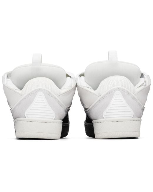 Lanvin Black Curb Spray Sneakers