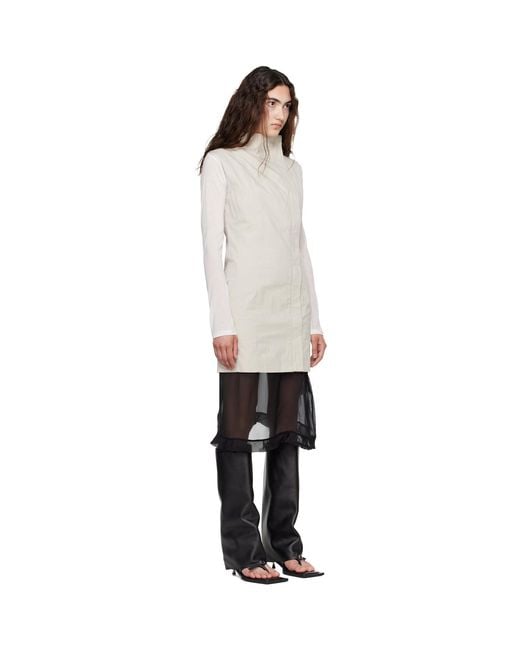 Belle Anna White Secrets Minidress