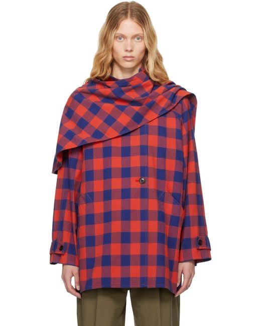 The Row Red Tina Jacket