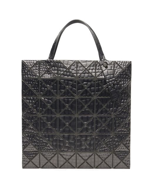 Issey Miyake Black Gunmetal Meta Kaiju Tote for men