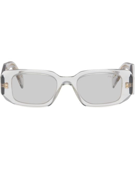 Prada Gray 'Prada Symbole' Sunglasses