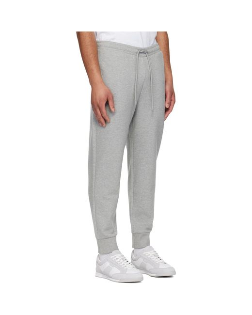 Boss Multicolor Stretch-Cotton Logo Detail Sweatpants for men
