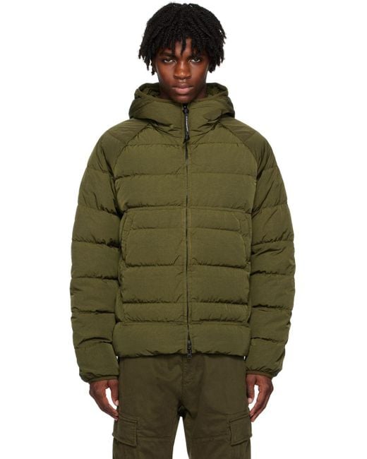 Cp company clearance goggle down jacket