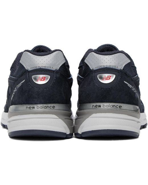 New Balance Blue Made In Usa 990v4 Sneakers for men