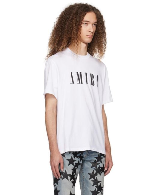 Amiri White Core T-shirt for men