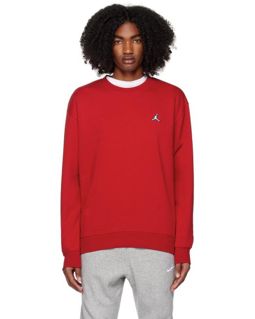 Nike Red Brooklyn Sweatshirt for men