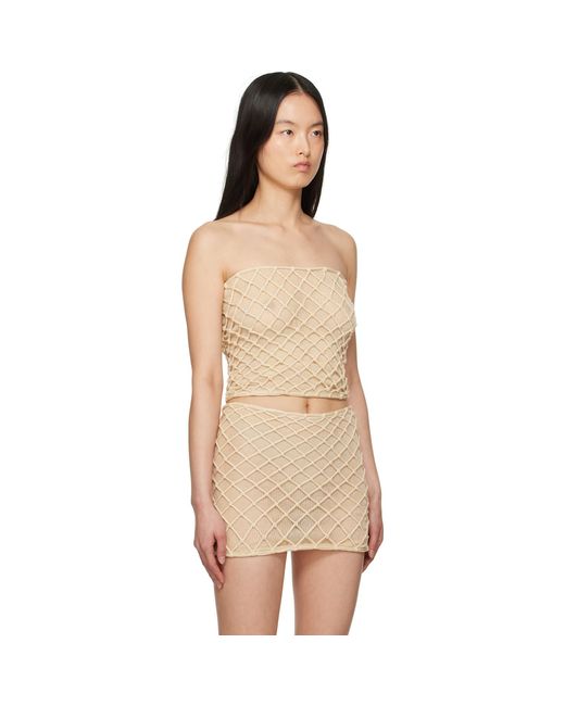 Isa Boulder Natural Macramist Tube Top