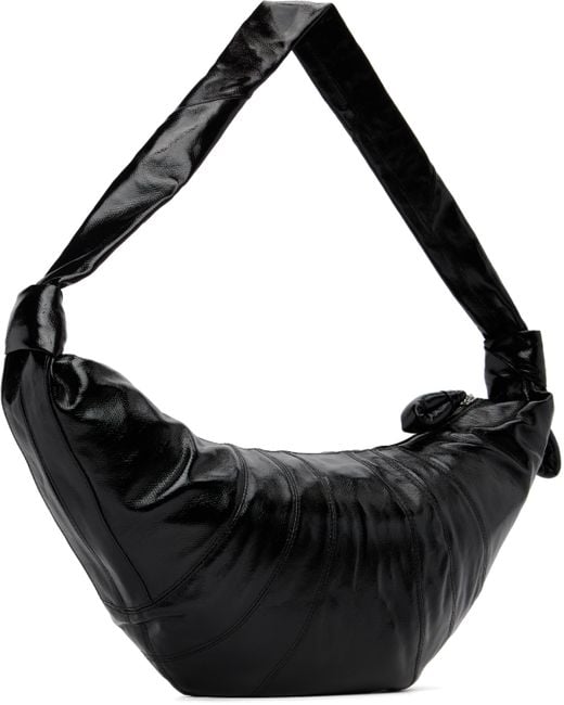Lemaire Black Large Croissant Bag