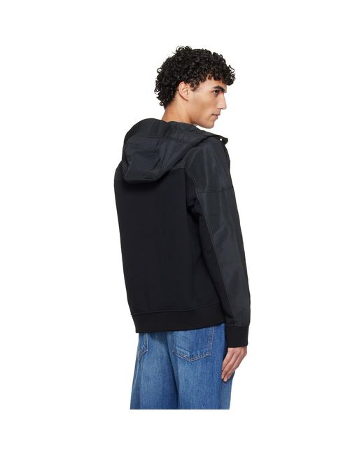 Givenchy Black Windbreaker Hoodie Jacket for men