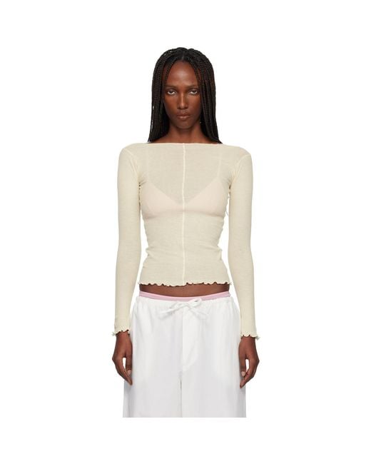 Baserange Multicolor Off- Pama Long Sleeve Tee