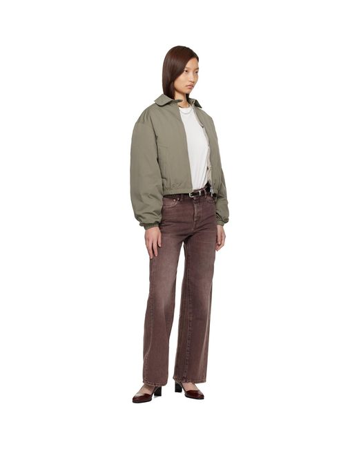 Our Legacy Brown Treble Cut Jeans