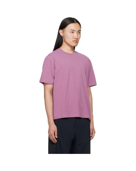 Veilance Purple Metron S/S T-Shirt for men