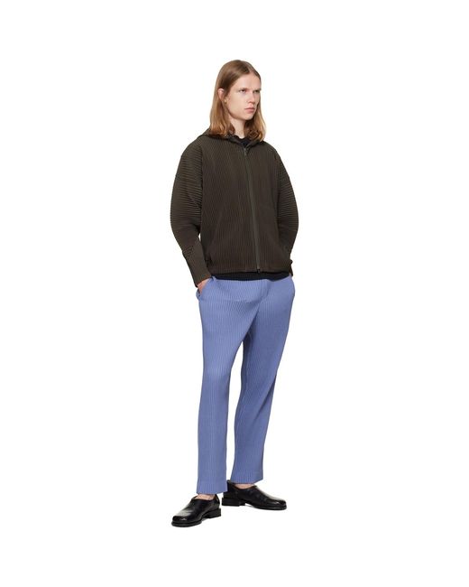 Homme Plissé Issey Miyake Brown Monthly Colors July Hoodie for men