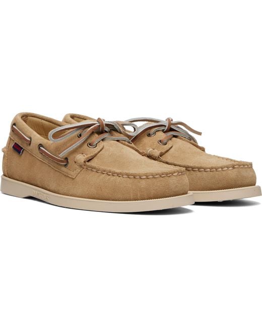 Sebago Natural Portland Flesh Out Boat Shoes for men