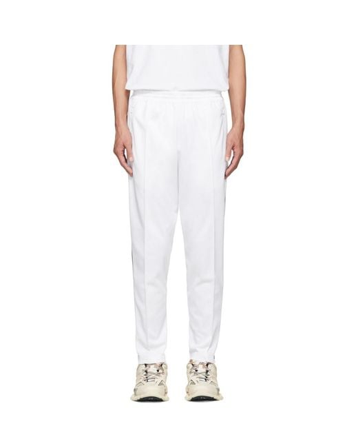 Adidas Originals White Franz Beckenbauer Track Pants for men