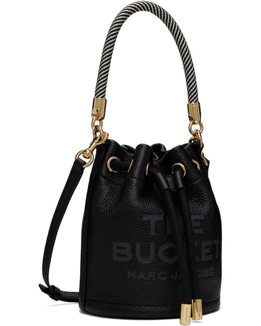 Marc Jacobs Black 'the Leather Mini Bucket' Bag