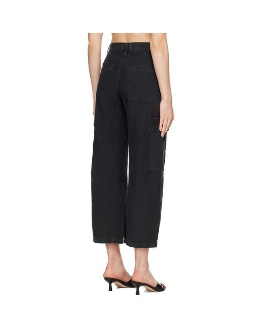 Citizens of Humanity Black Thassos Twisted Seam Utility Trousers