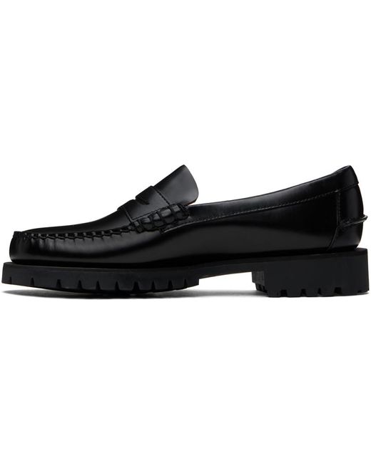 Sebago Black Dan Lug Loafers for men
