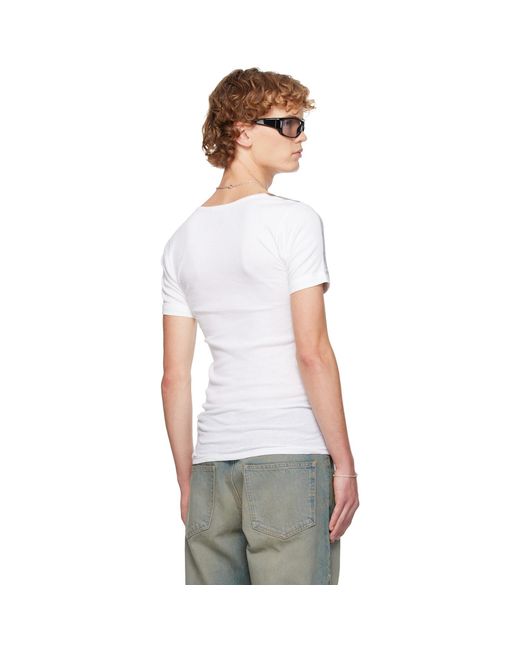 SECONDA Gray Khaki & Ssense Exclusive T-Shirt for men