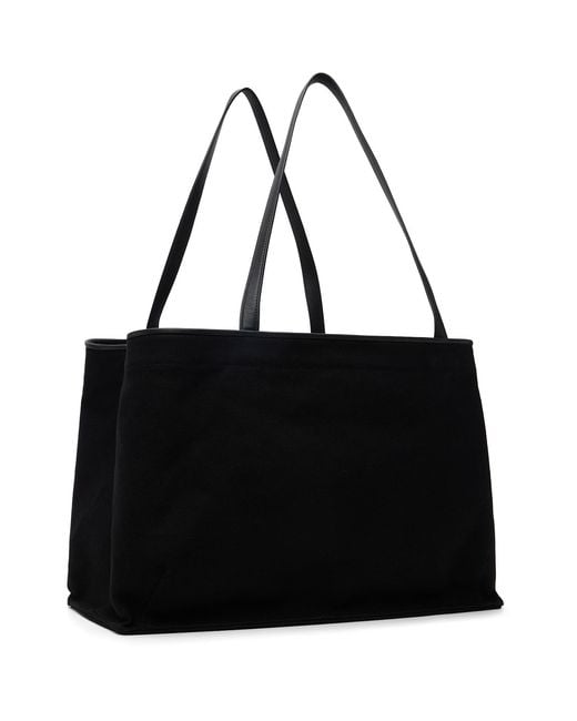 LE17SEPTEMBRE Black Vacanza Canvas Tote for men