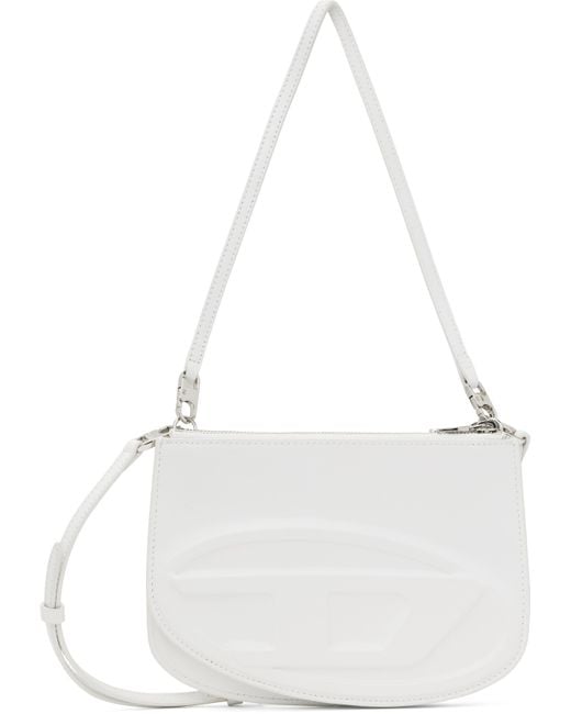 DIESEL White 1Dr Twin-Double-Pouch Shoulder Bag