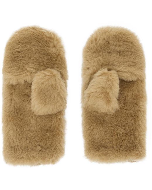 Meteo by Yves Salomon Natural Convertible Mittens