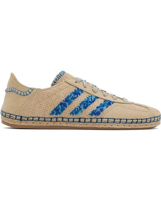 Adidas Originals Black Khaki Clot Edition Gazelle Sneakers for men