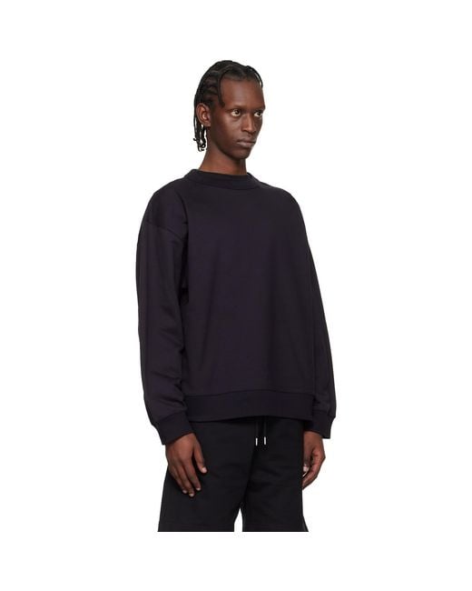 Dries Van Noten Blue Oversized Sweatshirt for men