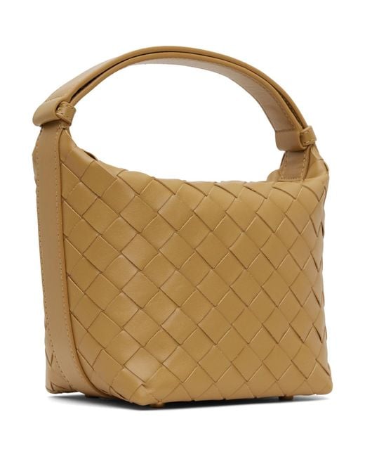 Bottega Veneta Natural Tan Candy Wallace Bag